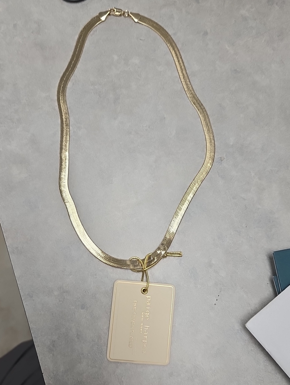 Paige Harper Silver Plated Necklace